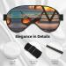 Sunset Beach Hammock Eye Mask | Soft Elastic & Adjustable Sleep Mask for Men & Women - Best Nighttime Comfort - Buy Online on GoSupps.com