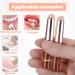 2 Pcs Silicone Lip Brush Applicator Set - Reusable Lip Mask and Balm Tool for Lipstick Lip Balm Lip Gloss & Concealer - Pink Head Brushes for Perfect Lips - Buy Online on GoSupps.com