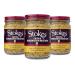 Stokes Cider & Horseradish Wholegrain Mustard 185g - Pack of 3