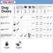 Dog Mate Dog Door - Easy Fitting, Fast Installation, Convenient & Tamper Proof - Weatherproof, Draught Excluder, Silent - Extremely Durable - White (Large) - Buy Online on GoSupps.com