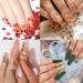 Autumn Nails Glitter Sequin - 12 Colors 3D Holographic Nail Decoration with Maple Leaf Gold Stickers | Sparkle Your Nails this Fall - Buy Online on GoSupps.com