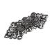 Rivelle ladies traditional hair clip Julia 8 cm hair accessory vintage wedding metal silver