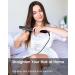 Fabuday Flat Iron Hair Straightener - Dual Voltage Fast Heating LCD Display Auto Shut-Off 12 Adjustable Temperatures 1 Inch Ceramic Plates - Perfect for All Hair Types - Buy Online on GoSupps.com