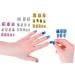 Townley Girl 96 Pcs Stick on Nails Set | Glitter-Glamup & Metallic Press- On Nail Sets for Girls | Self-Adhesive Artificial Nails Pink - Buy Online on GoSupps.com