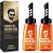 Hair Wax Gel with Comb 2 in 1 Hair Gel with Comb Hair Setting Gel with Dip Comb Men Hair Styling Gel Salon Styling Gel Tool for Men (2PCS)