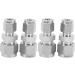 Compression Tube Adapter Quick Screw 4Pcs Straight Compression Tube Adapter for Air Pipes Oil Pipes Fittings Water Pipes( 6/ 10) - Buy Online on GoSupps.com