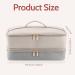 Travel Cases Hair Dryer Bag Dual Layer Hair Dryer Case Waterproof Zippered Blow Dryer Bag with Top Handle Portable 15.4x5.5x5.5in Hair Dryer Travel Bag - Buy Online on GoSupps.com