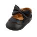 Baby Girls First Walking Shoes Mary Jane PU Leather Anti-Slip Princess Shoes Infant Baby Shoes 0-6 Months E Black