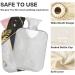 Naanle Hot Water Bottle with Cover - Palm Leaf & Deer Design 2L Heat Bottle for Pain Relief & Warmth - Perfect for Back Hand Foot & Neck Therapy - Buy Online on GoSupps.com