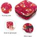 Red Japanese Women's Period Storage Bag | Menstrual Cup & Tampon Organizer | Stylish & Portable for Teen Girls - Buy Online on GoSupps.com