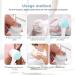 Manual Facial Cleansing Brush for All Skin Types - Blue - Buy Online on GoSupps.com