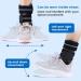 Velpeau Ankle Brace - Adjustable Stirrup Splint for Sprains & Injuries - Gel Pads, Large Size, Right Foot - Women & Men - Post-Op Support & Tendonitis Relief - Buy Online on GoSupps.com
