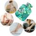 NAANLE 2L Transparent Hot Water Bottle - Green Palm Leaf Design for Back Pain Relief Hand & Foot Warmer Neck Warmth & Cold Therapy - Buy Online on GoSupps.com