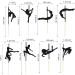 Arthsdite 24 Pcs Pole Dance Girl Cupcake Toppers Black Glitter Pole Dancing Cupcake Picks Bachelorette Bridal Shower Birthday Party Cake Decorations Supplies - Buy Online on GoSupps.com