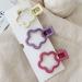 Elegant Cute Flower Matte Barrette Girls Hair Duckbill Trendy Fashion Alligator Metal Hairpin Accessories - Buy Online on GoSupps.com