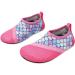 JIASUQI Kids Water Shoes Quick Dry Aqua Socks for Beach & Pool | Pink Scale | 7/7.5 UK Child - Buy Online on GoSupps.com