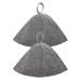 MAGICLULU 2 Pieces Ukrainian Sauna Hat Sauna Vaporarium Hat Wool Felt Sauna Hat For Women And Men