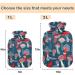 Buy Naanle Colorful Mushrooms Hot Water Bottle | 1L with Cover for Heat & Cold Therapy | Ideal for Bed Hands & Feet - International Shipping Available - Buy Online on GoSupps.com