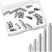 40 Pieces Scrapbook 12 x 5 mm Extension Screws Album Extension Post Replacements Compatible with Pioneer   Post-Bound Refillable Photo Album