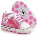 BAIELey High Top Baby Sneakers - Pink, 6-12 Months | Bling Sequins Soft Sole Infant Shoes - Buy Online on GoSupps.com