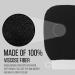 Valitic Exfoliating Glove for Body - Korean Style Bath Mitt for Smooth Skin - Men & Women - Single Black White - Buy Online on GoSupps.com