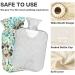Naanle Cute Raccoon Heat Bottle with Cover | 1L Hot Water Bottle for Bed & Pain Relief | Heat & Cold Therapy - Buy Online on GoSupps.com