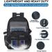 22L Heavy Duty Mesh Backpack for Adults - Black See-Through Bookbag for School, Beach, and Sports - Buy Online on GoSupps.com