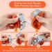 Lehoo Castle Toddler Rein for Walking 1.5M Wrist Reins with Induction Lock - Anti Lost Wrist Link for Toddlers - Orange - Buy Online on GoSupps.com