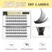 Lankiz Self-Adhesive Eyelashes - 160pcs No Glue Required DIY 30-Day Reusable Individual Eyelash Clusters - Buy Online on GoSupps.com