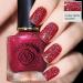 Glitter Nail Polish - Red Pearl Nail Polish - Shimmer Holographic Mermaid Nail Polish - Pearlescent Shell Glitter Red Nail Varnish - Quick Dry Glimmer Nail Art Varnish All Seasons Nail Polish - Buy Online on GoSupps.com