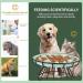 Elevated Slow Feeder Cat Bowl with Water Bowl - Interactive Ceramic Pet Dish for Slowing Eating Speed, Preventing Bloat, Indigestion, and Vomiting - Green - Buy Online on GoSupps.com