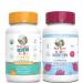 USDA Organic Vitamin C Gummies for Kids & Kids Magnesium Citrate Gummies Bundle by MaryRuth's | Immune Support & Overall Health | Magnesium Supplement | Stress Relief Bone Nerve Gut Health