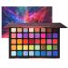 Rechoo 40 Colors Eye Makeup Eyeshadow Palette  Bright Color Matte Eye Shadow Blue Red Purple Bright Color With Sequins Shimmer Metallic Pigmented Paleta New 40 Color