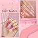Beetles Gel Nail Polish Kit: 6 Pink Confetti Collection Nude Glitter Pastel Colors | Spring/Summer Manicure Set - Buy Online on GoSupps.com