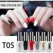 Nail Varnish Set - Non Toxic Nail Polish Set Quick Dry & Long Lasting Nail Lacquer Black Red White Color Nail Paint Home DIY Manicure Gift Set for Women Girl Pianist - Buy Online on GoSupps.com
