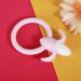 Infant Silicone Teether - BPA Free Soft Pink Teething Toy for Toddlers | Safe Chewing & Soothing Solution - Buy Online on GoSupps.com