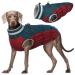 Kuoser warmth dog coat windproof dog jacket reflective dog coat for small dogs dog coat winter outside dog coat large dogs with zipper blue XXXL 3XL blue