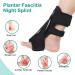 Contatto Plantar Fasciitis Night Splint - 3 Adjustable Straps Aluminum Bar - Relief for Foot Pain Achilles Tendonitis - Unisex Foot Brace - Buy Online on GoSupps.com