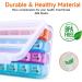 Weekly & Monthly Pill Organizer - 28 Days with Removable 7 Day Box | Ideal for Vitamins Supplements & Medications - International Shipping Available - Buy Online on GoSupps.com