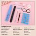 Lavender Violets 48 Gel Polishes UV LED Nail Lamp Kit with Nail Brushes & Top Coats - Q975 Collection - Buy Online on GoSupps.com