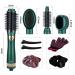 Shop Retro Green Ceramic Hair Dryer & Brush Set - 4-in-1 Lightweight Safe & Quiet | International Shipping Available - Buy Online on GoSupps.com