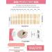 Kalolary 20PCS Nail Adhesive Wrap Nail Gel Polish Strips Full Wraps Nail Polish Stickers Cured Gel Nail Strips Self-Adhesive Gel Nail Wrap Stickers Decals(UV/LED Lamp Required) (Milk White) - Buy Online on GoSupps.com