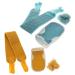Beavorty 2 Sets Three Piece Bath Towel Set Household Showering Gloves Exfoliating Bathing Balls Rich Foaming Bath Gloves Supple Bathing Balls Skin Bathing Glove Comfortable Bathing Towel