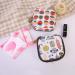 Tuciyke Cotton Cloth Sanitary Napkin Storage Bag 2pcs, Zipper Closure, 5x5 inches - Forest Design | Ideal for Girls, Ladies, Women - Buy Online on GoSupps.com