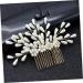 Angoily Bride Headpieces for Wedding Side Hair Comb Hair Claw Clips for Women Goody Hair Clips for Women Hair Combs for Women Crystal Hair Comb Tiara Pearl Accessories Miss - Buy Online on GoSupps.com