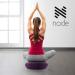 Node Fitness Zafu Meditation Cushion with Buckwheat Hulls 17 Crescent Yoga Bolster Pillow - Purple - Buy Online on GoSupps.com