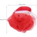 FRCOLOR Christmas Bath Loofahs - Santa & Snowman Shower Sponges Exfoliating Mesh Ball & Back Scrubber for Kids & Adults - Buy Online on GoSupps.com