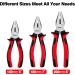 Sharp-Tec Combination Cutters Pliers Set 2-Piece Combination Cutting Pliers with Anti-Slip Handle 160mm & 200mm Combination Pliers Set(6"+8") - Buy Online on GoSupps.com