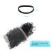 Buy HanyoSheng Mini Hair Ties - 1100 Elastic Bands for Kids & Dreadlocks | Ideal for Hairstyles & Braids - Black - Buy Online on GoSupps.com