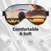 Aircraft Plane at Sunset Print Double-Sided Eye Mask Soft and Light Blocking for Enhancing Sleep Quality - Buy Online on GoSupps.com